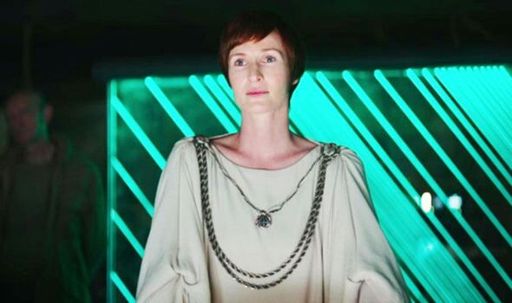 Mon Mothma from Star Wars. A very important Rebel leader she helped pave the way for the rebels to win the war against the Empire. 